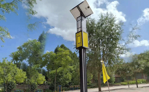 普兰智慧路灯安装