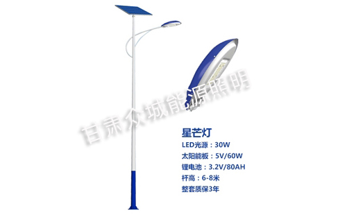 普兰太阳能路灯核心技术参数解读